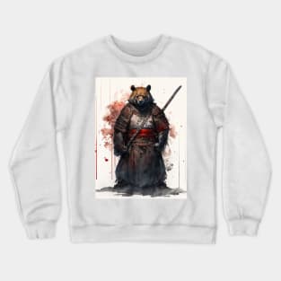 A Samurai bear Crewneck Sweatshirt